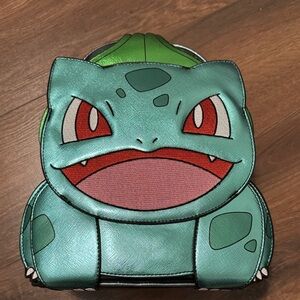 Loungefly Pokémon Bulbasaur Mini Backpack | Metallic Pokemon Bag